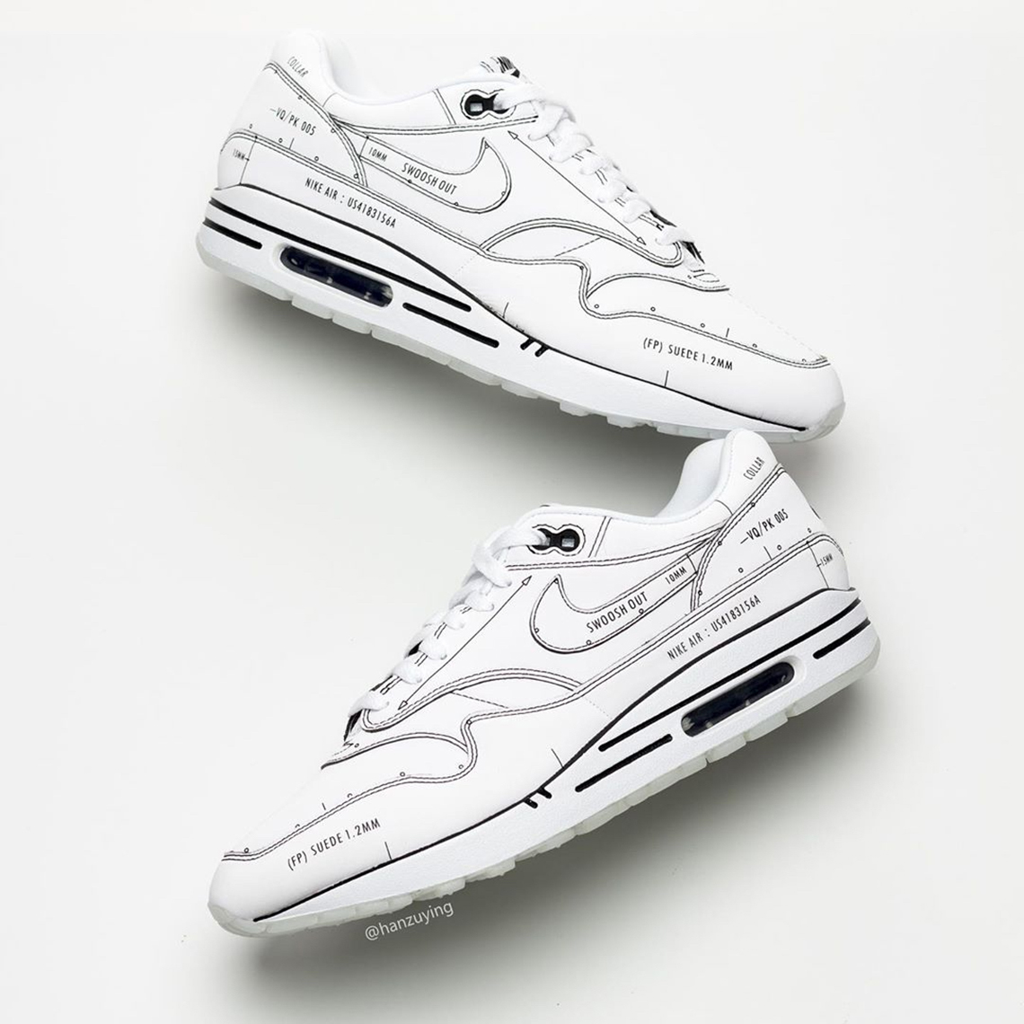 air max 1 schematic not for resale