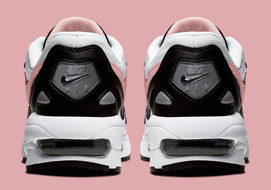Nike Air Max 2 White Black Pink Ao3195 101 1
