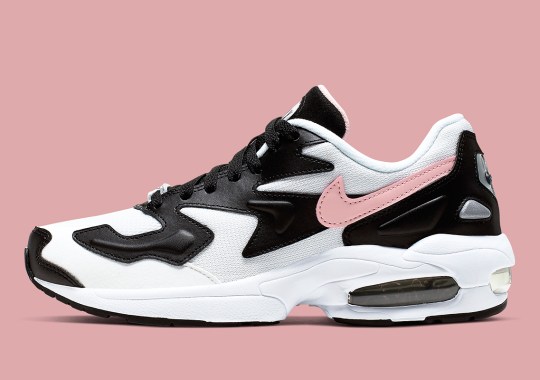 Nike’s Air Max 2 Light Gets Pink Swooshes Against Black And White