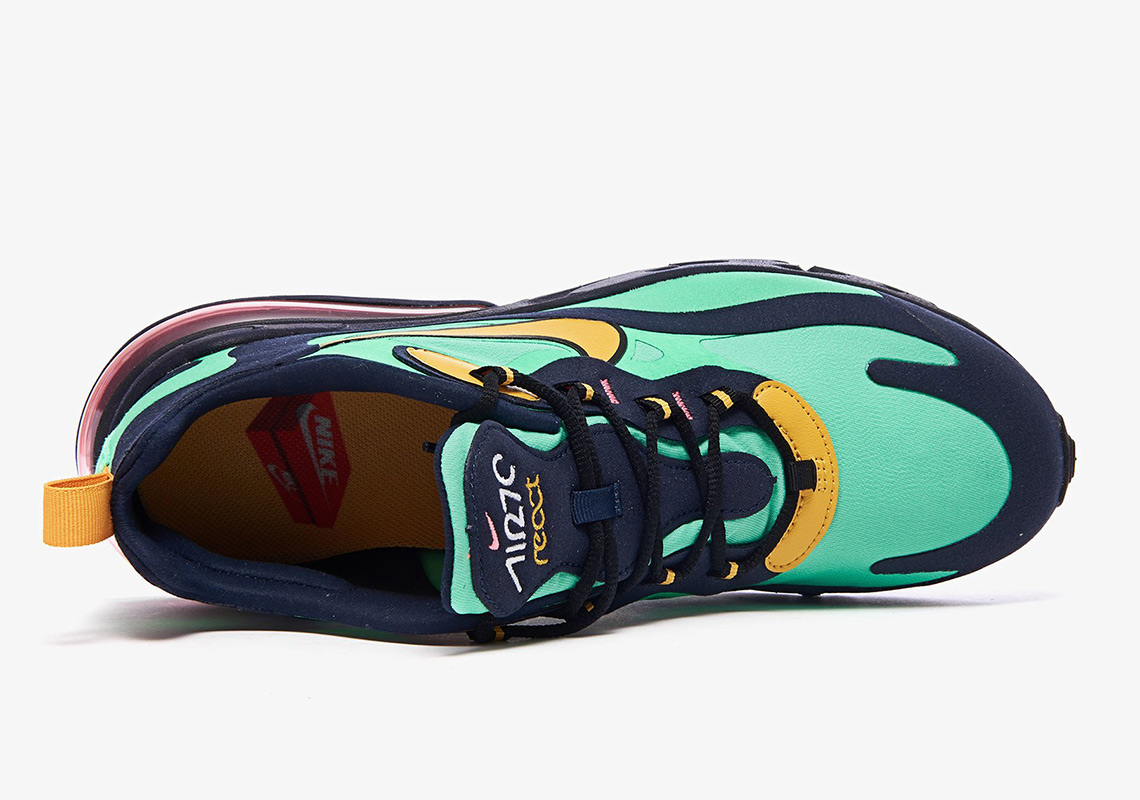 Air max 270 outlet react electro green/yellow ochre/obsidian