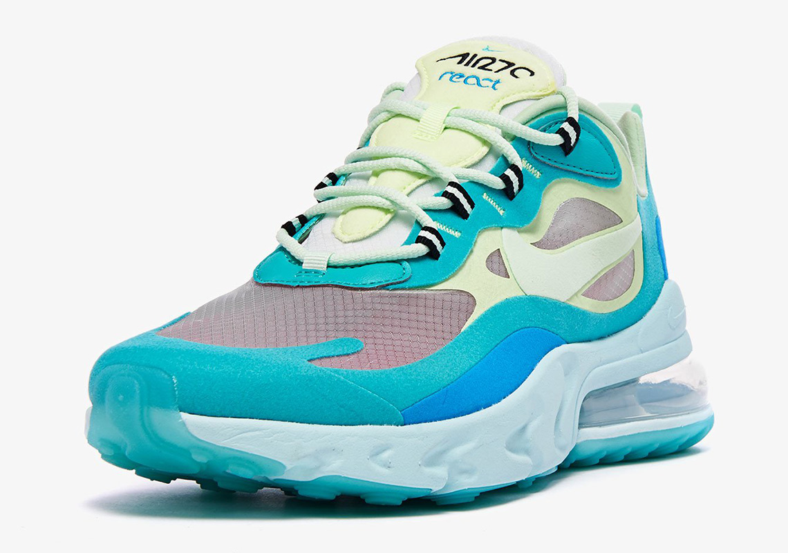 Nike Air Max 270 React Ao4971 301 Hyper Jade Frosted Spruce 2