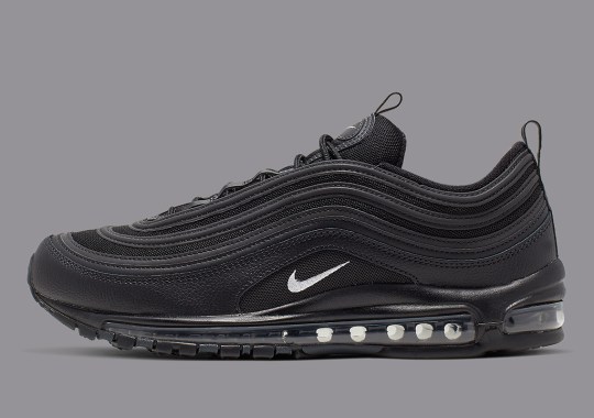 The Nike Air Max 97 Arrives In A Stealthy Black And Anthracite