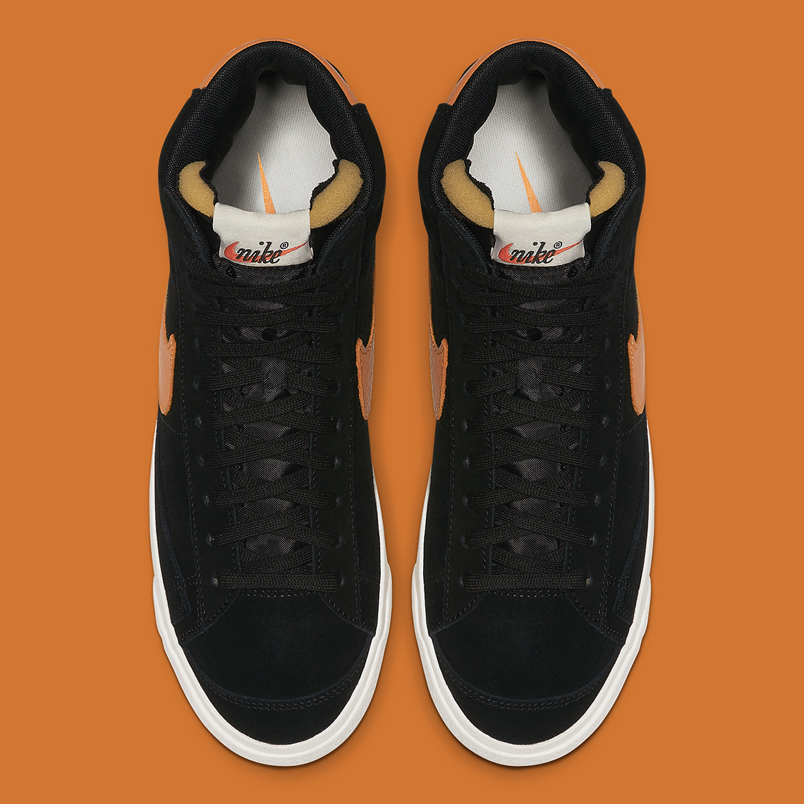 Nike Blazer Mid Vintage Black Orange CJ9693-001 Release Info 