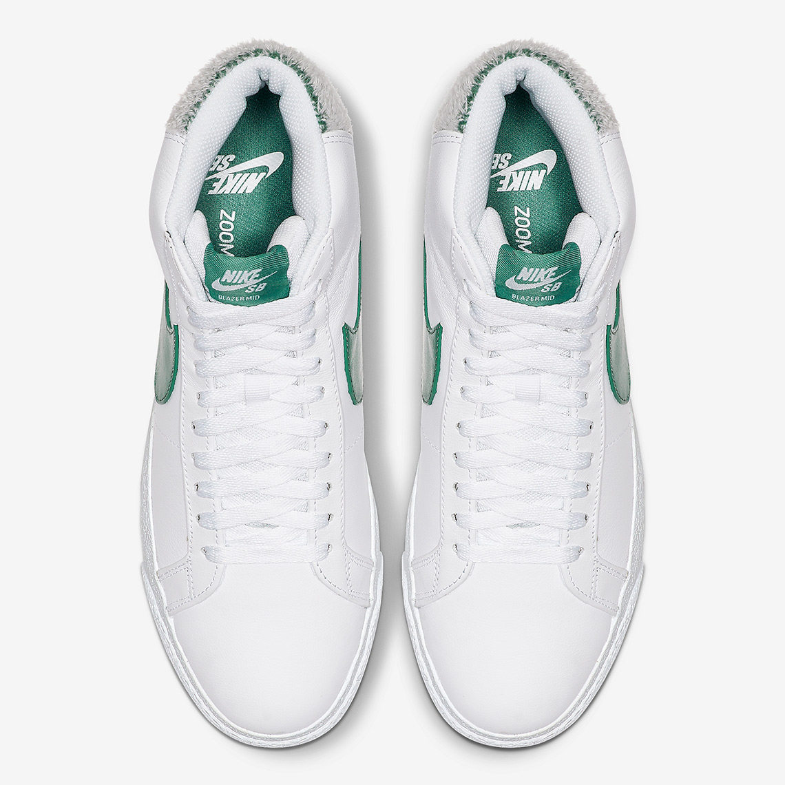 Nike Blazer Mid White Green Cj6983 100 4