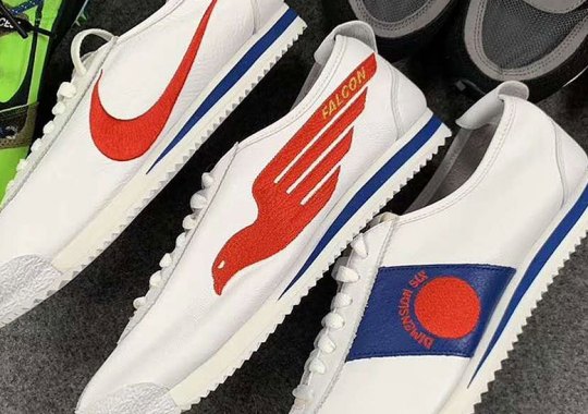Phil Knight’s Nike Cortez “Shoe Dog” Pack Features Three Alternate Logos