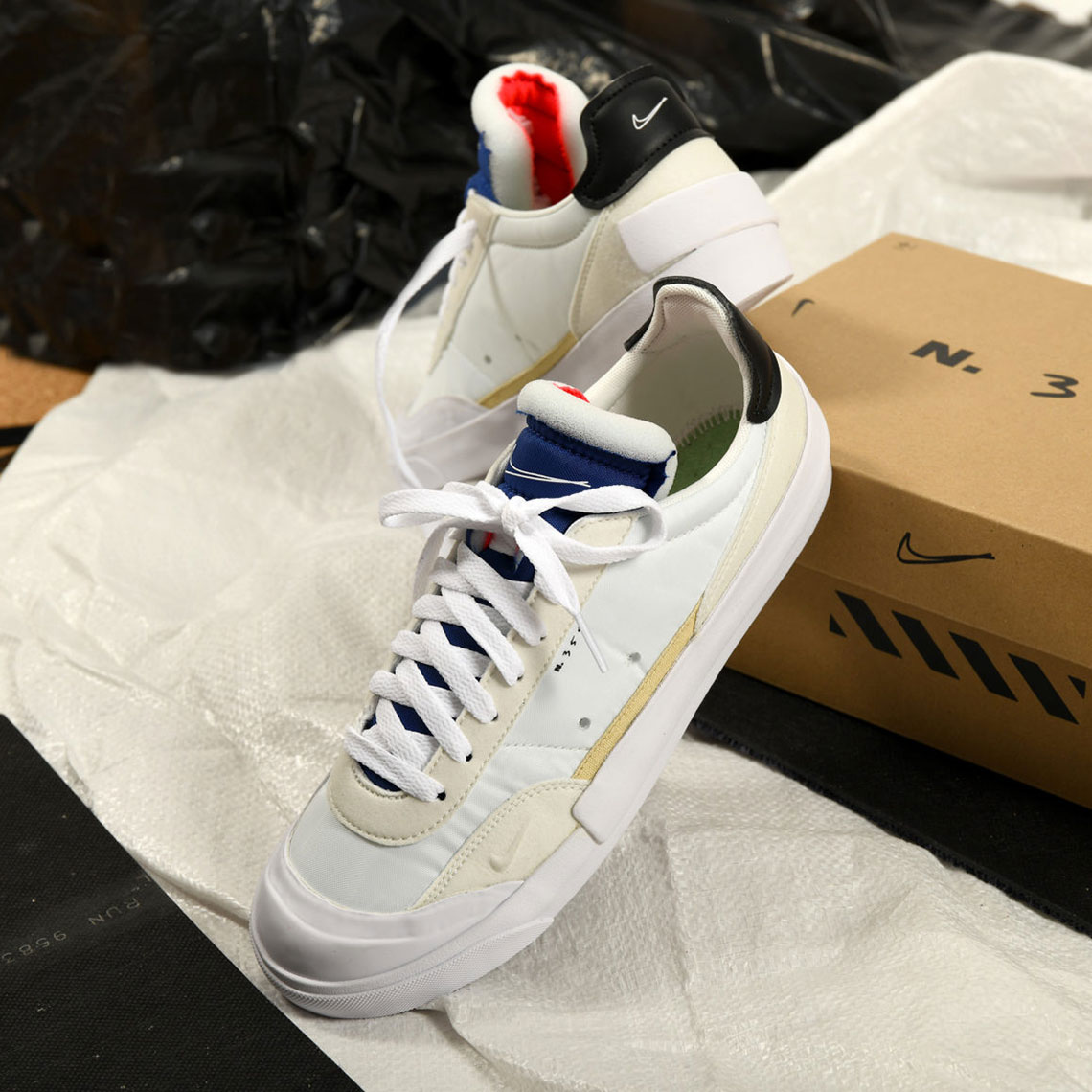 Nike Drop Type Lx White Blue 5