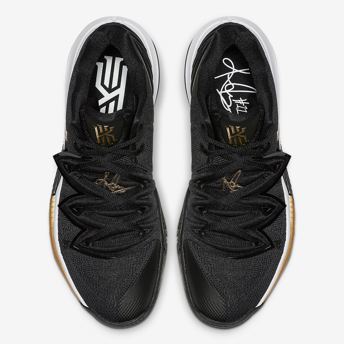 Nike Kyrie 5 Black Gold White AO2918-007 | SneakerNews.com1140 x 1140