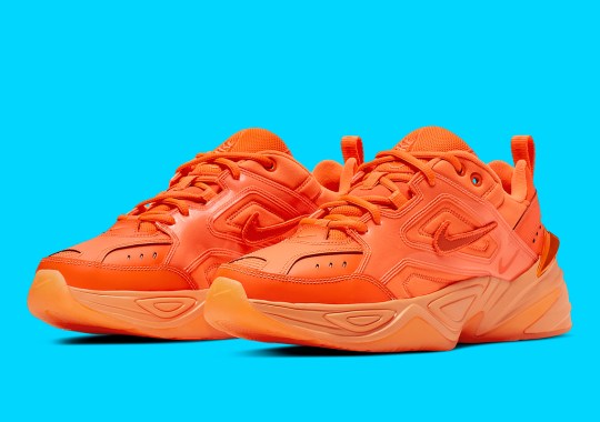 The Nike M2K Tekno Gel Goes Full Orange