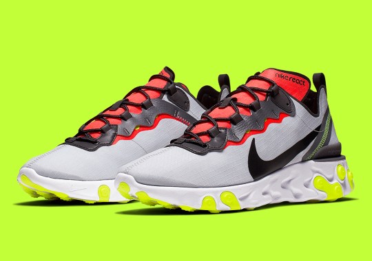 Nike Adds Crimson And Volt To The React Element 55