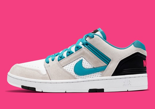 The Nike SB Air Force 2 Appears In Nebula Blue And Pink Accents