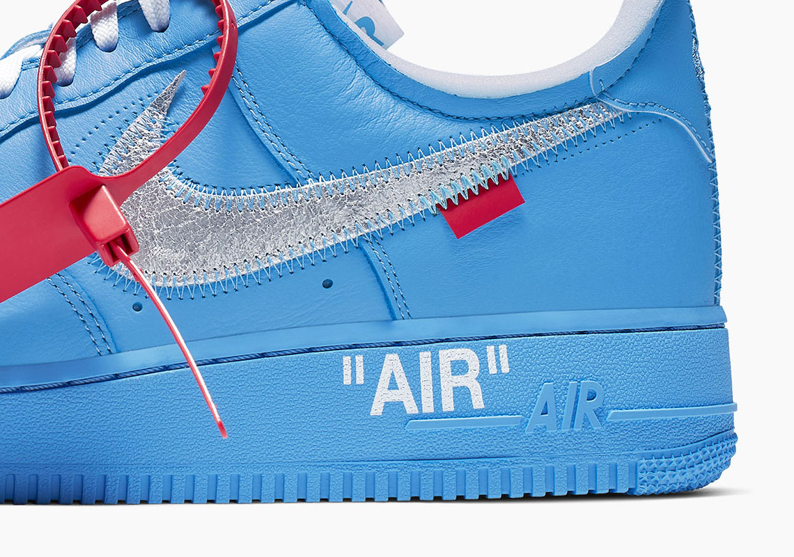 Off White Air Force 1 Blue Release Info 1