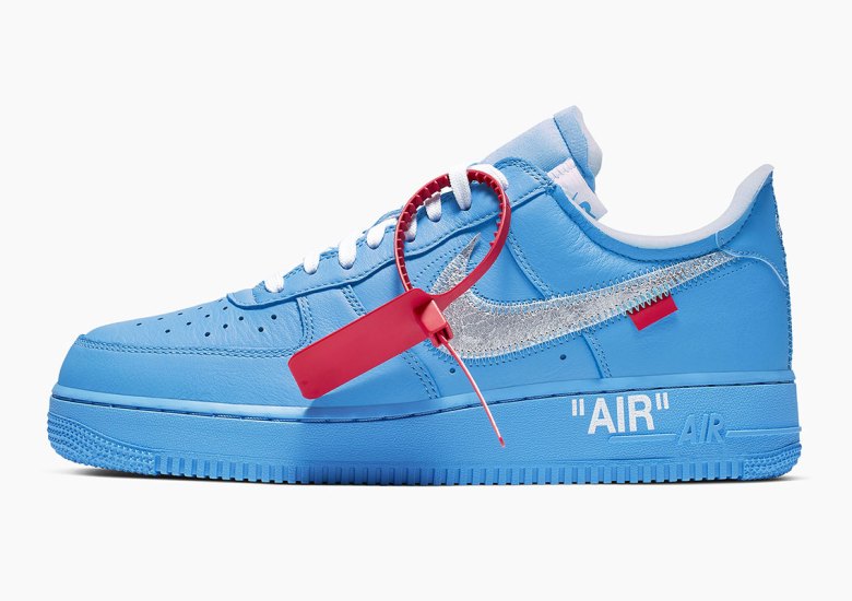Nike Air Force 1 Low Off-White MCA Blue Size 7 NEW ICA Brooklyn