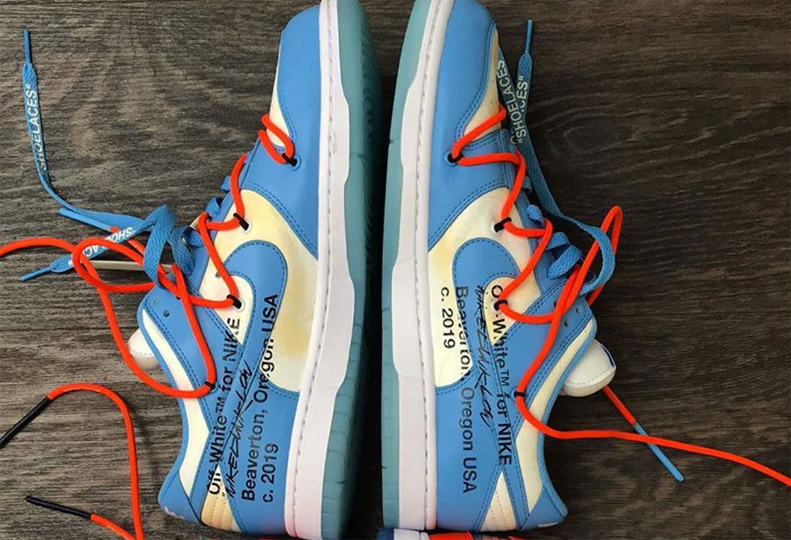 off white dunk low unc