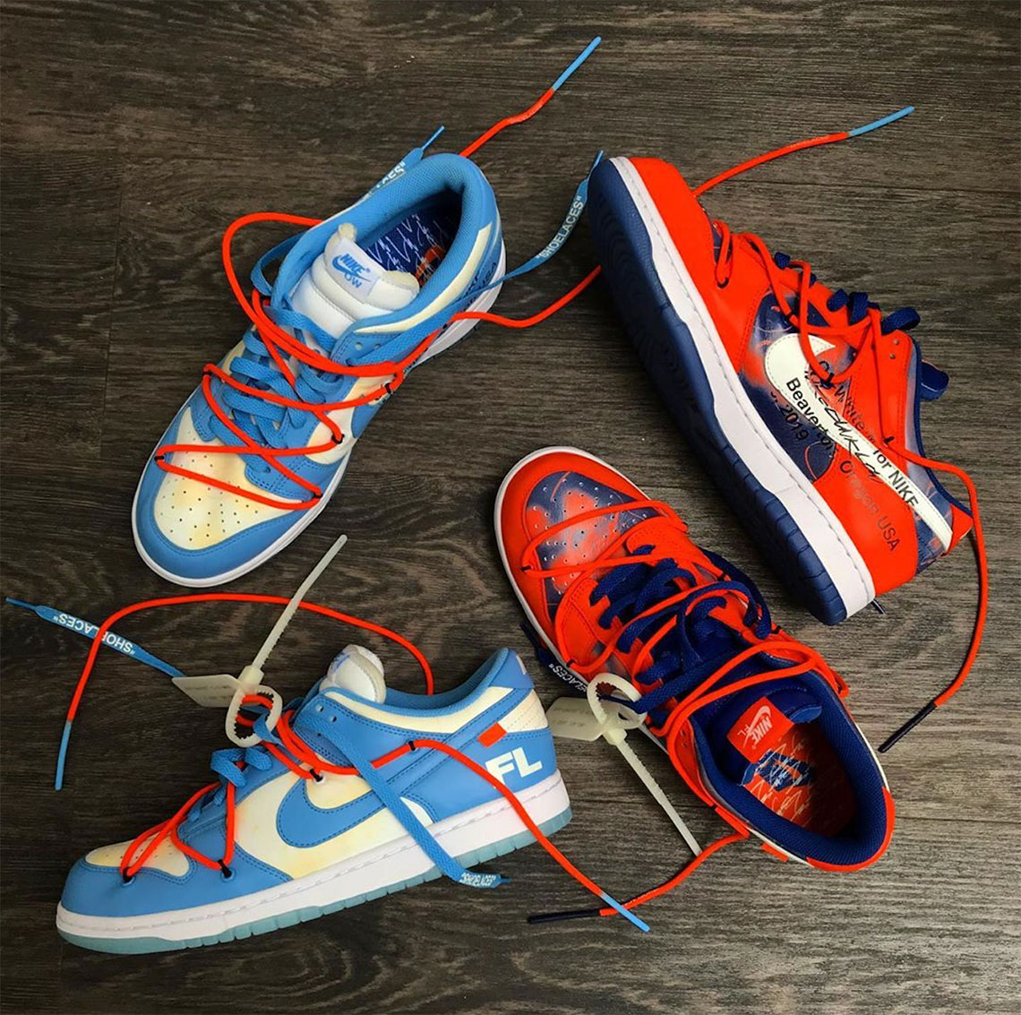 Futura Off-White Nike Dunk Low Release Date | SneakerNews.com