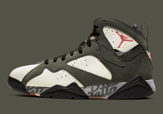 Official Images Of The Patta x Air Jordan 7 “Icicle”