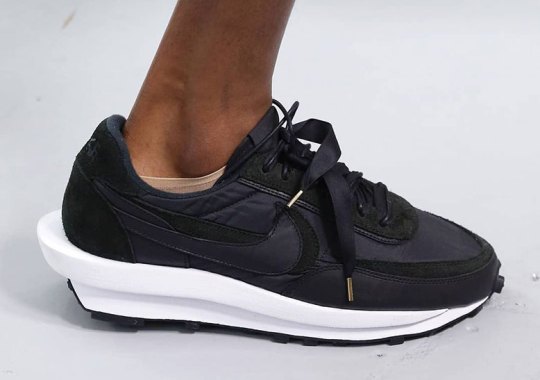 sacai and Nike Switch Up Materials With An All Black LDWaffle