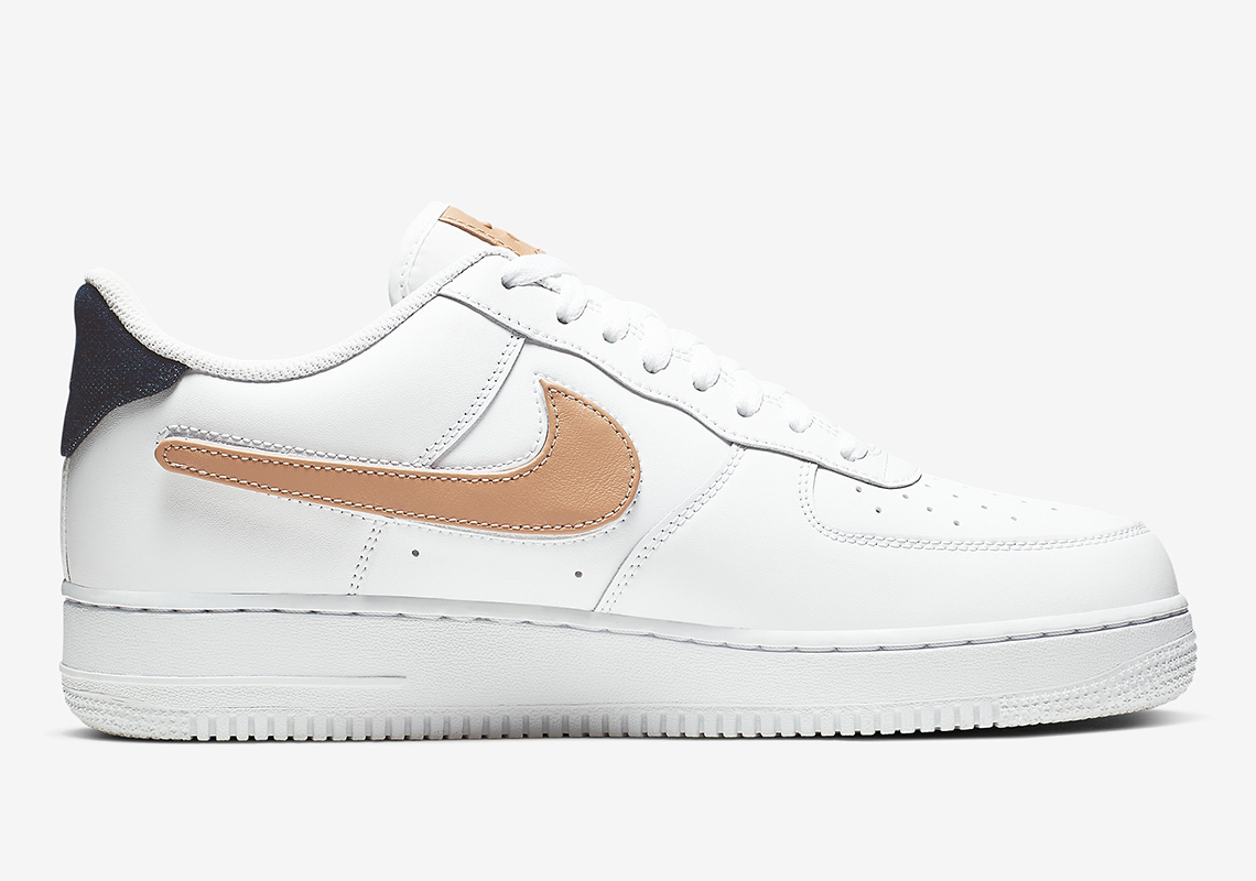Nike Air Force 1 Removable Swoosh Ct2253 100 White 3