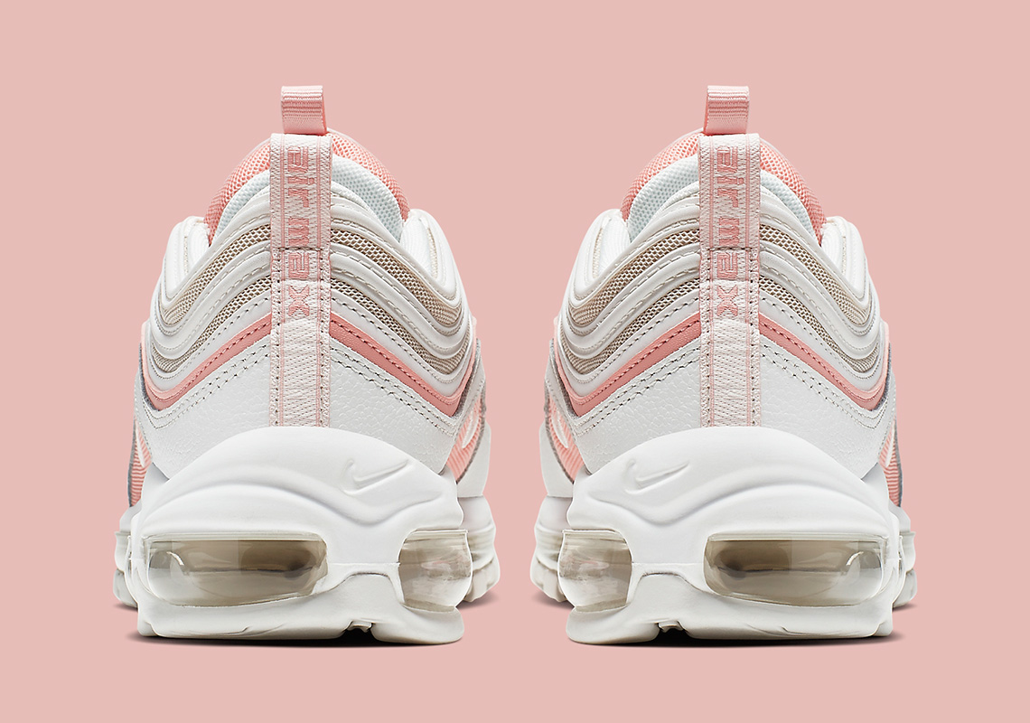 nike air max 97 white and coral