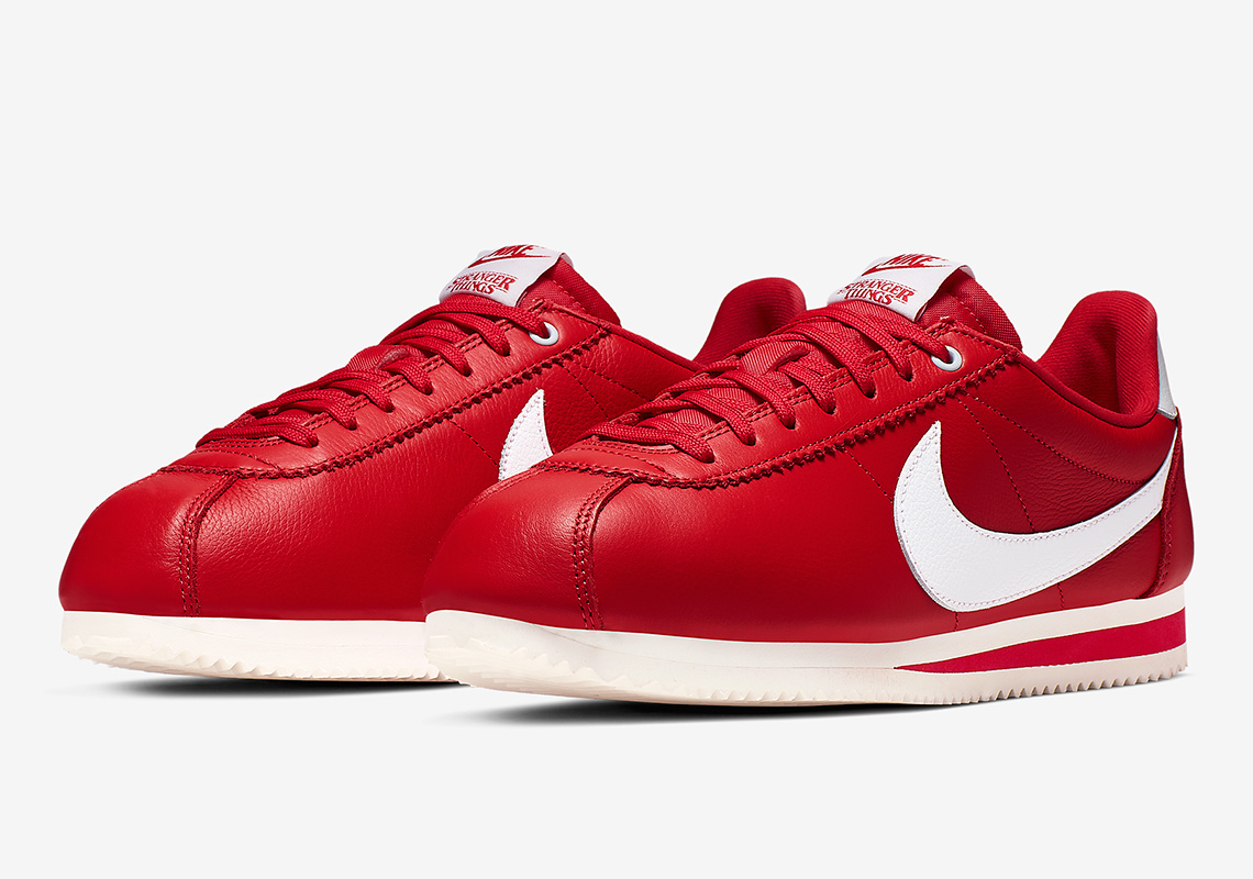 nike cortez red and gold