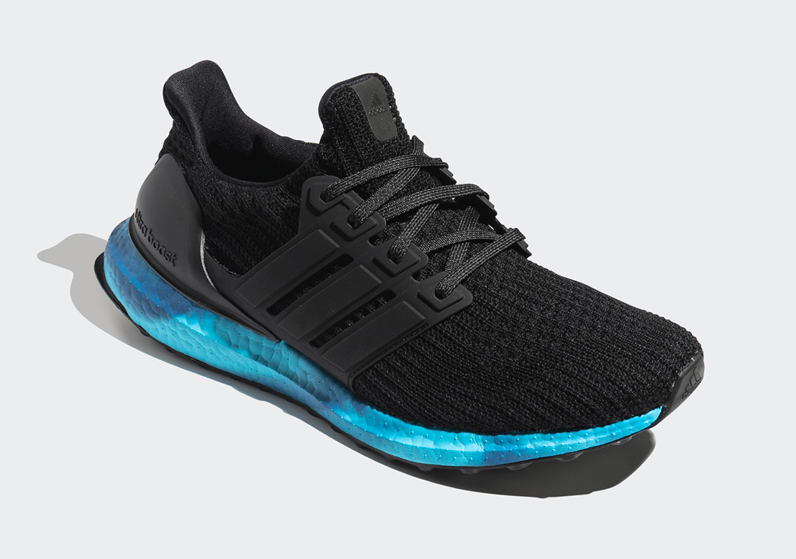 ultra boost black and blue