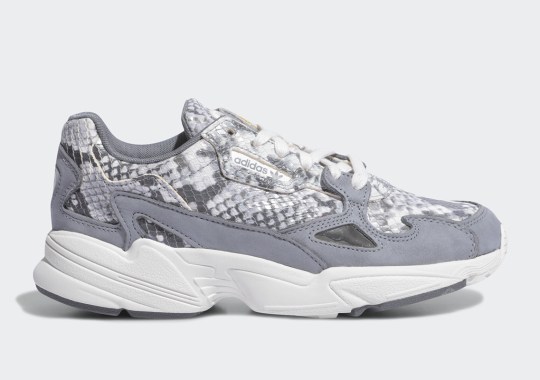 This Lux adidas Falcon In Grey Python Drops In August