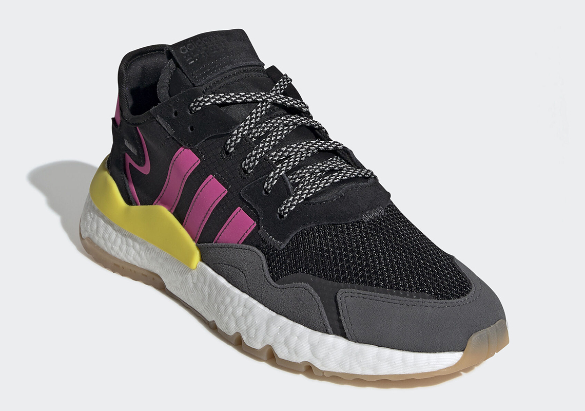 Adidas Nite Jogger Black Purple Neon Eg2955 2