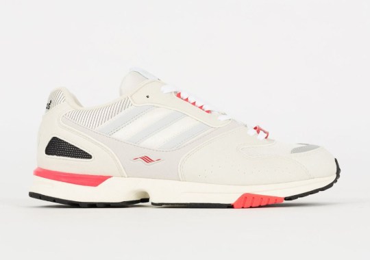 Off White And Coral Accents Appear On This Women’s adidas ZX4000