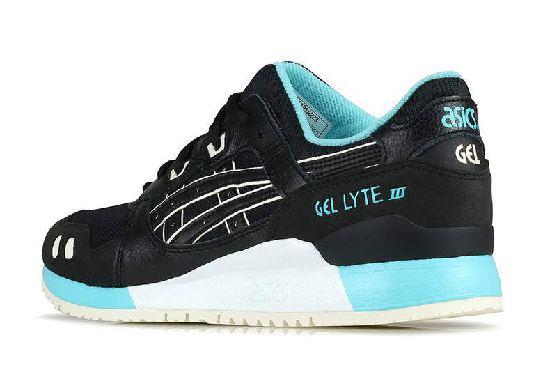 ASICS GEL Lyte 3 III Black Turquoise Cream | SneakerNews.com