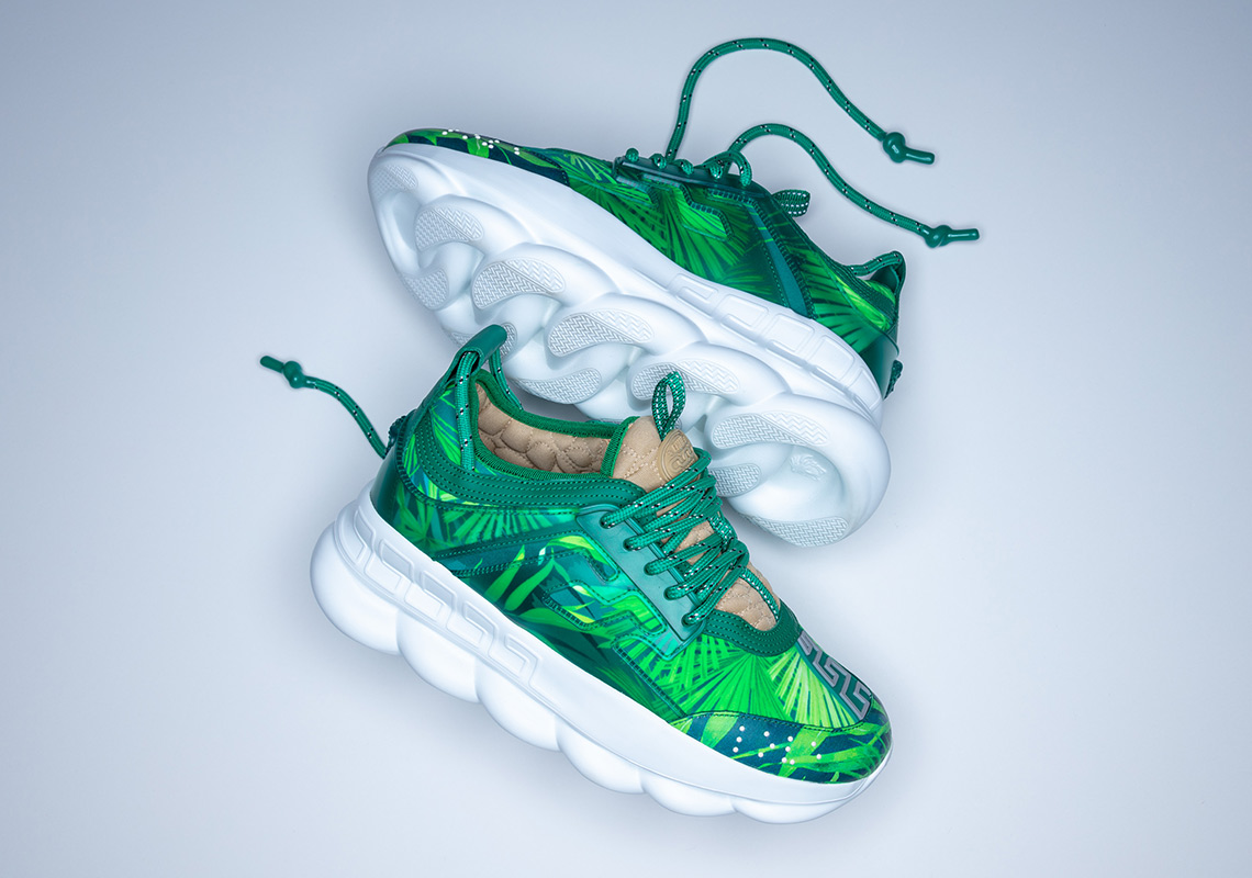 Versace - Chain Reaction Sneakers  HBX - Globally Curated Fashion and  Lifestyle by Hypebeast