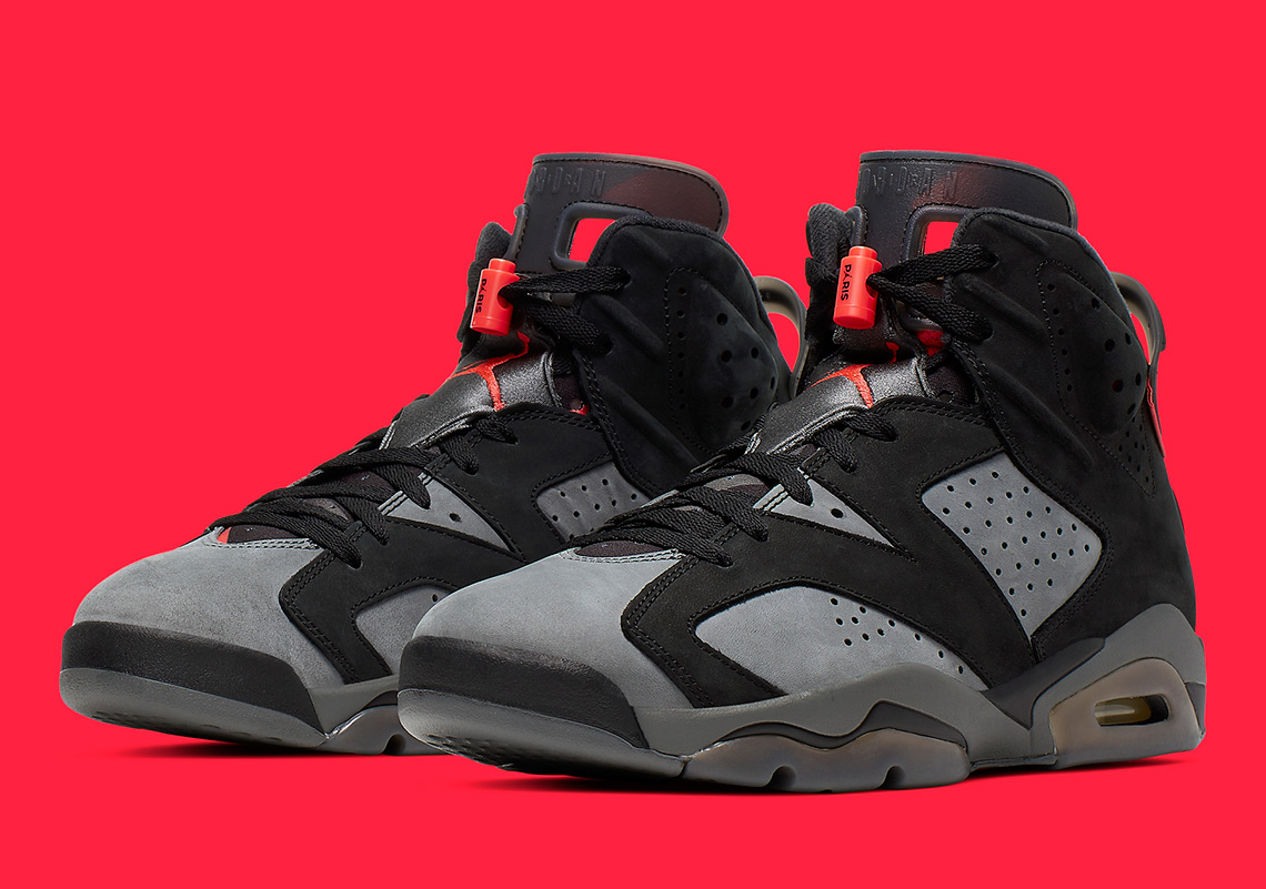 Jordan 6 PSG Iron Grey Infrared CK1229-001 | SneakerNews.com