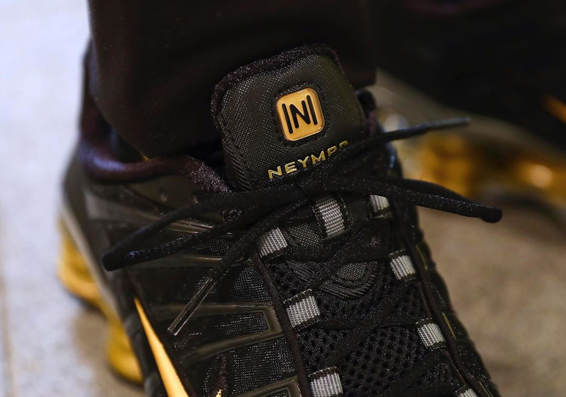 Neymar Jr Nike Shox TL Black Gold 