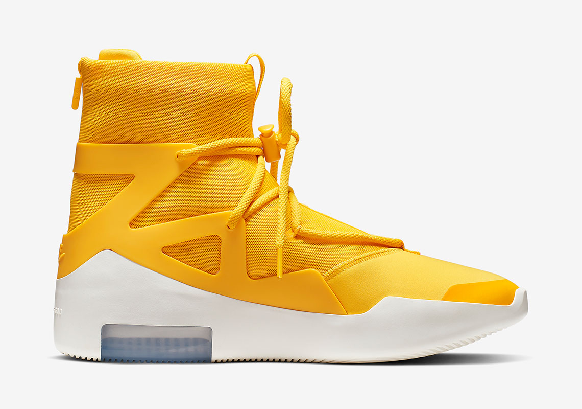 Nike Air Fear Of God 1 Amarillo Yellow AR4237 700 SneakerNews