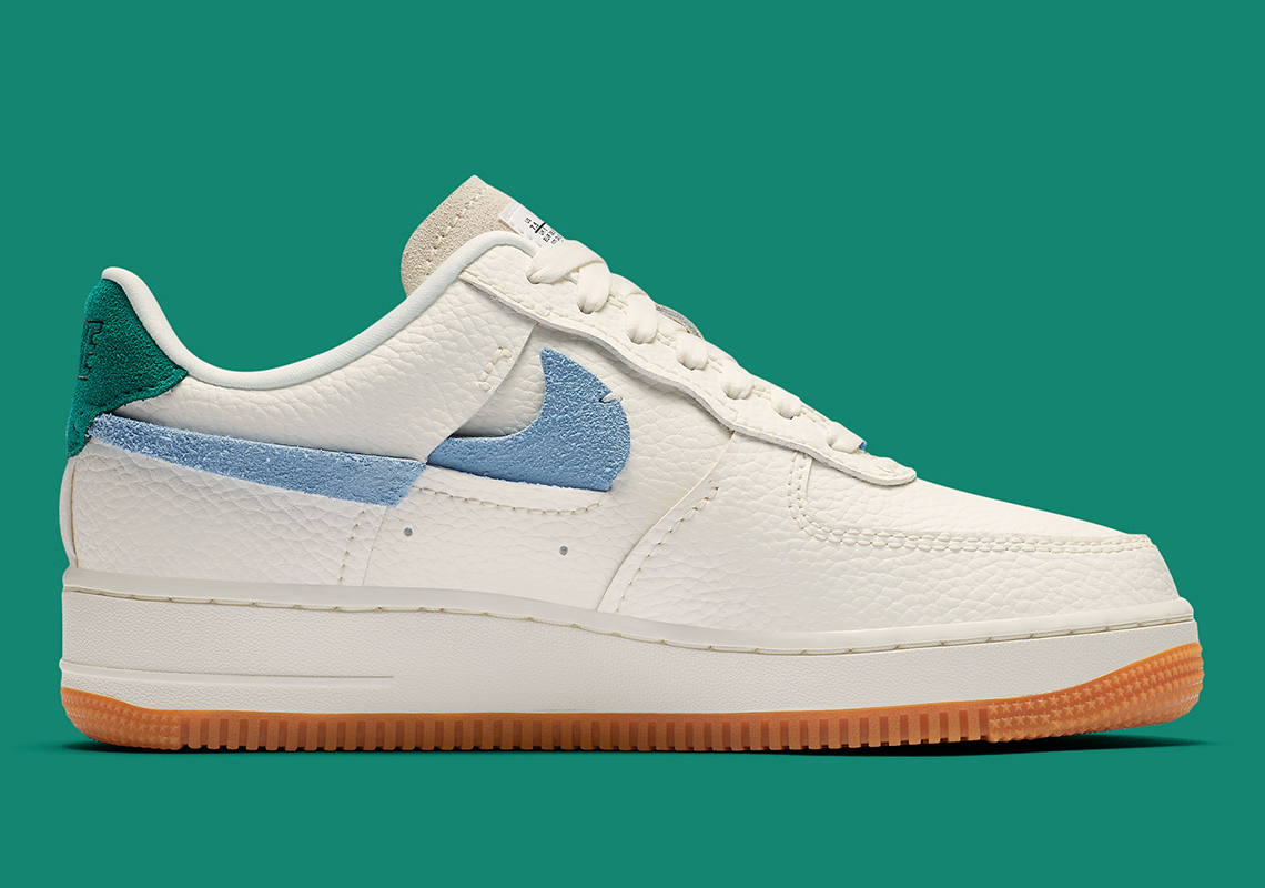 nike air force 1 blue and green