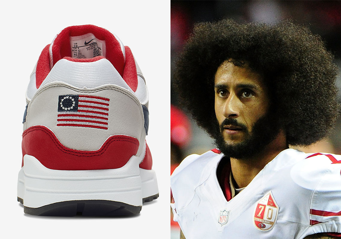 Nike Betsy Ross Flag Shoe Cancelled Colin Kaepernick | SneakerNews.com