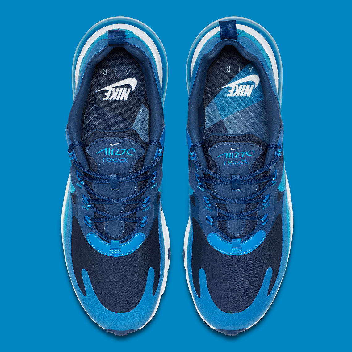 Nike Air Max 270 React Blue Void AO4971-400 Release | SneakerNews.com