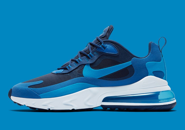 NIKE AIR MAX 270 REACT (IMPERSSIONISM ART) BLUE VOID/PHOTO BLUE-GAME R –  OZNICO
