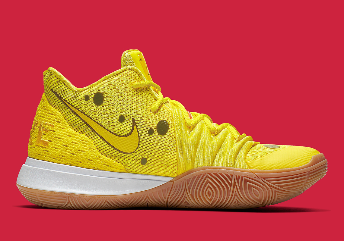 SpongeBob Nike Kyrie 5 Shoes - Release 