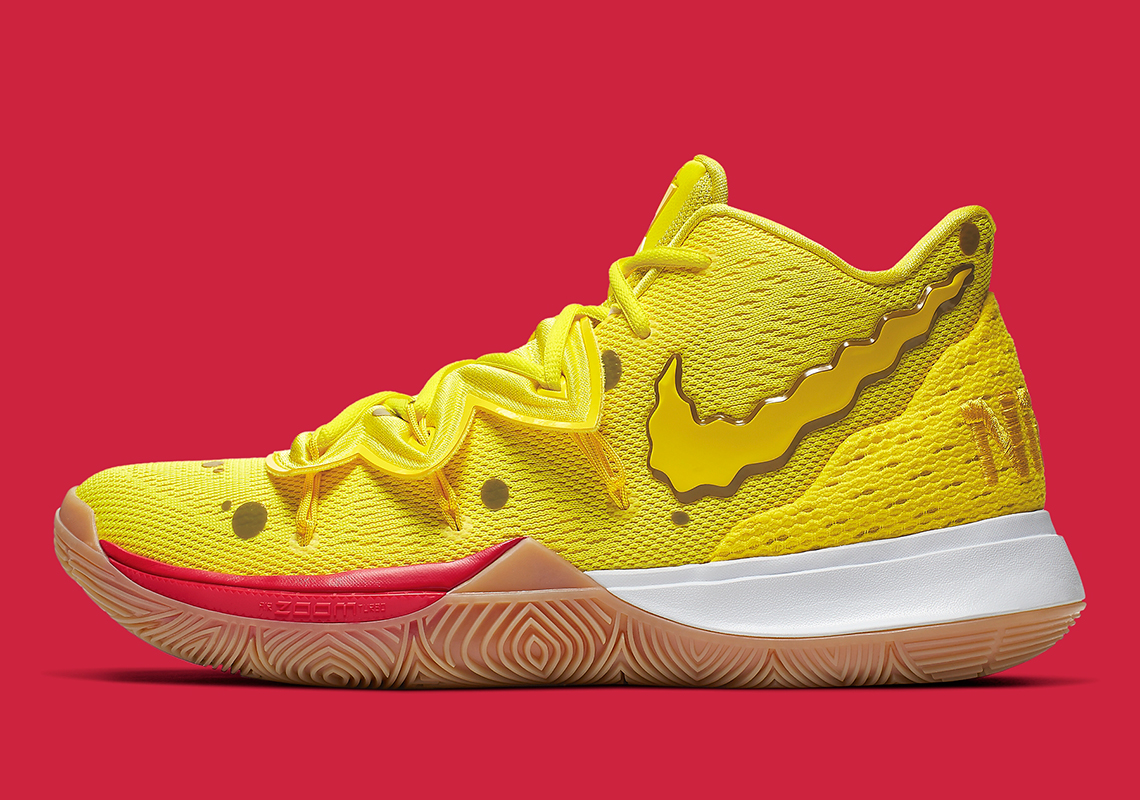 men's kyrie 5 spongebob