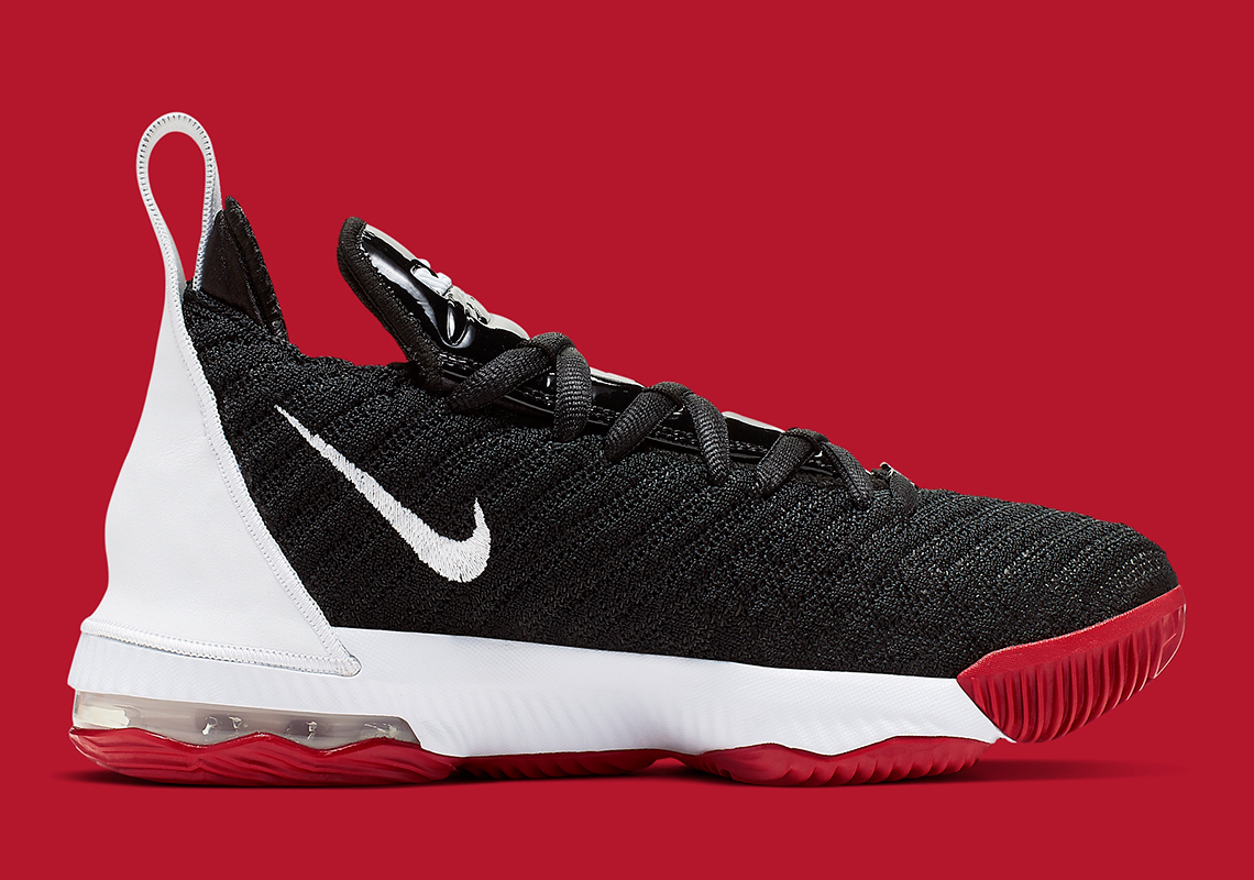 Nike LeBron 16 Dressed In Classic &quot;Bred&quot; Colorway: Release Details