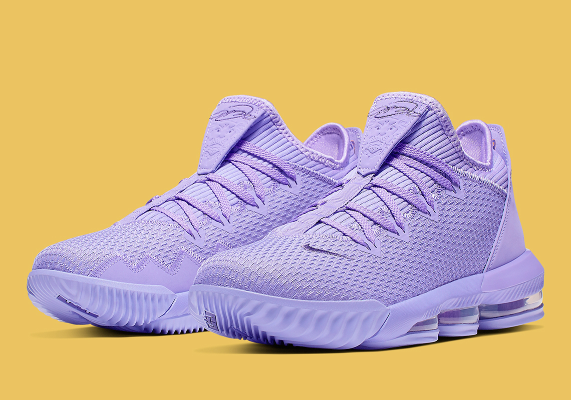 Nike LeBron 16 Low Purple Violet CI2668-500 Release Info | SneakerNews.com