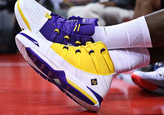 LeBron James Debuts Nike LeBron 3 “Lakers” PE