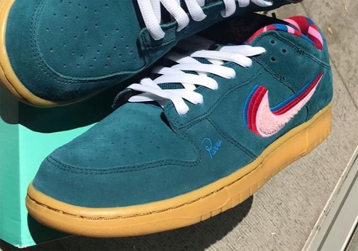 Parra Nike SB Dunk Low Teal Friends And 