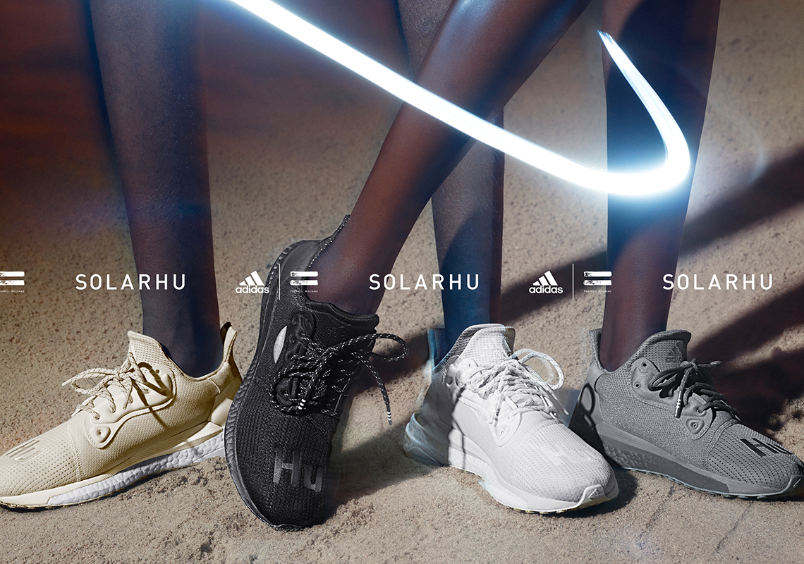 Pharrell Adidas Solarhu Glide Greyscale Pack Release Date 10