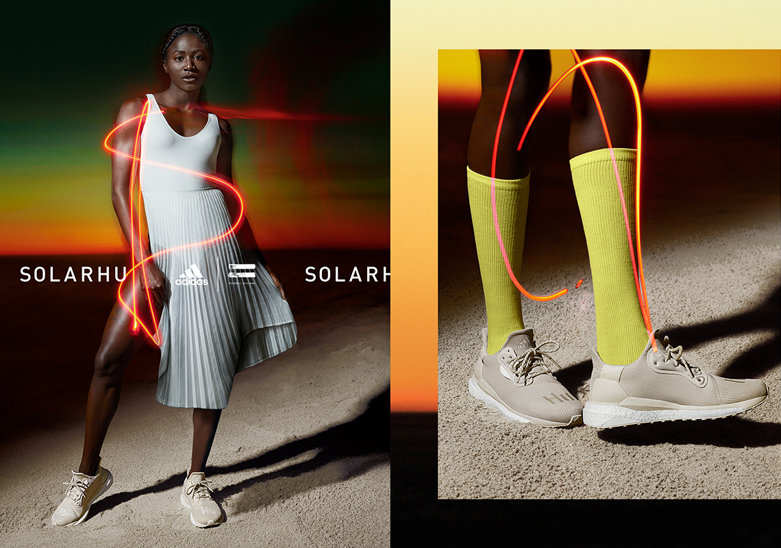 New Adidas Solar Hu Pharrell Greyscale Pack Off White (EG7767