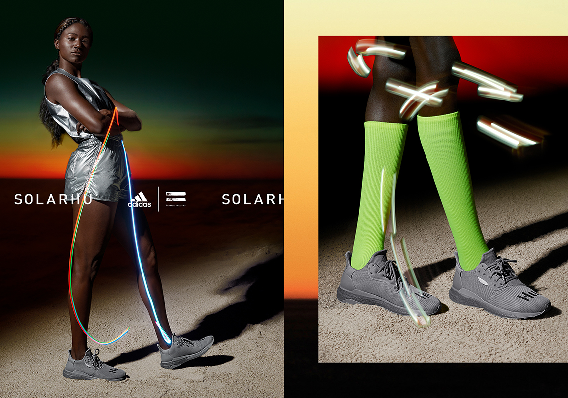 Pharrell Adidas Solarhu Glide Greyscale Pack Release Date 13