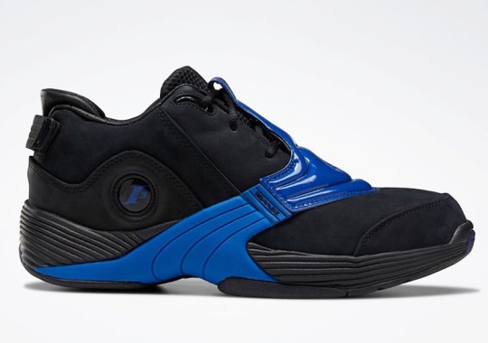 The logga reebok Answer V Retro Is Dropping In Black And College Royal