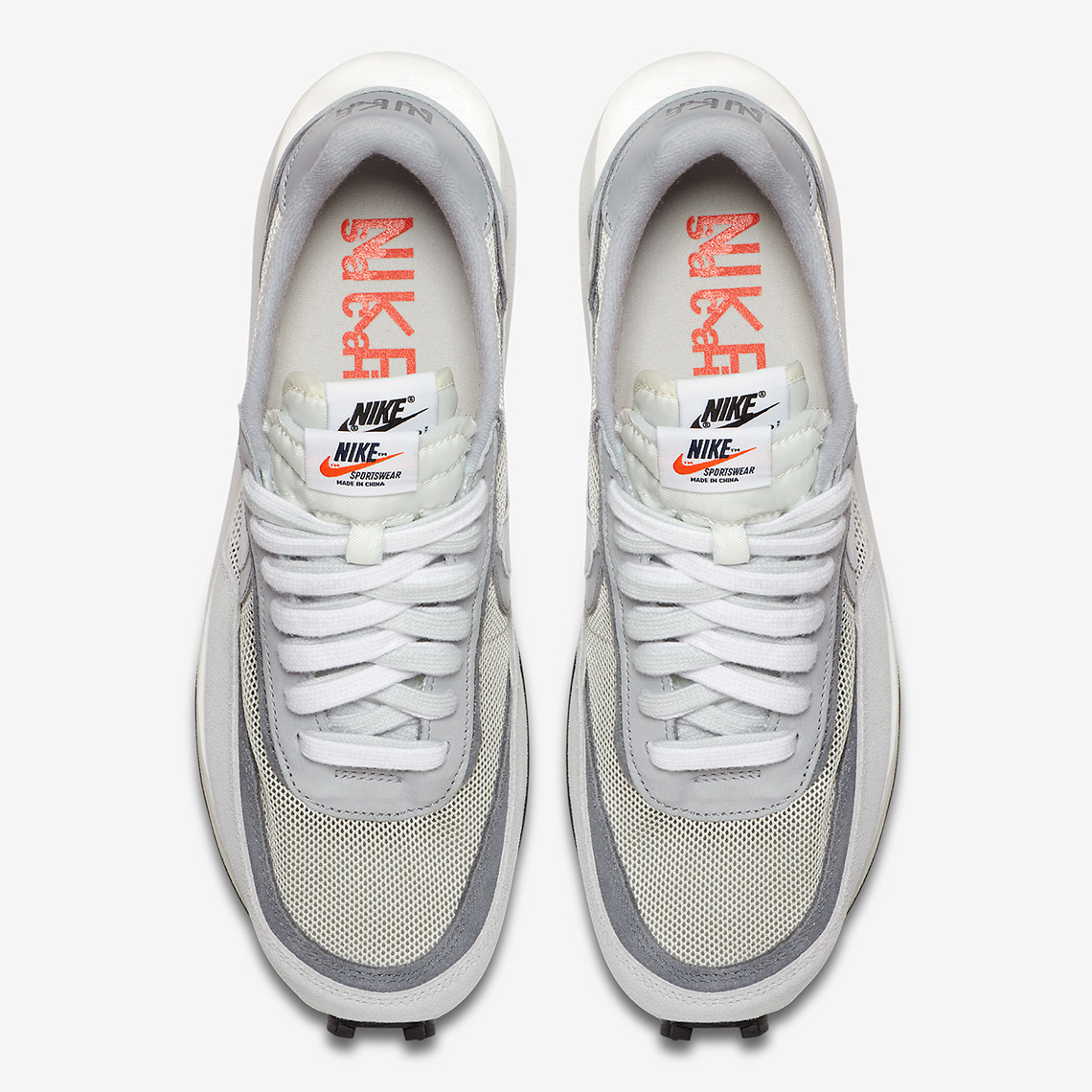 sacai Nike LDWaffle White Grey BV0073-100 Photos | SneakerNews.com