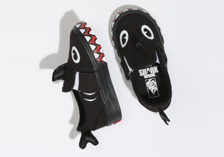 Vans shark week slip on sale on