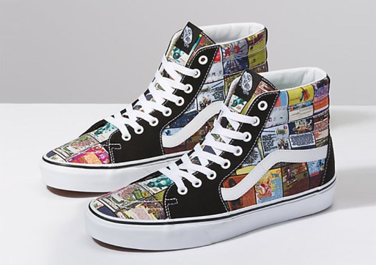Vans Honors 25 Years Of The Warped Tour Atop A Collage Sk8 Hi