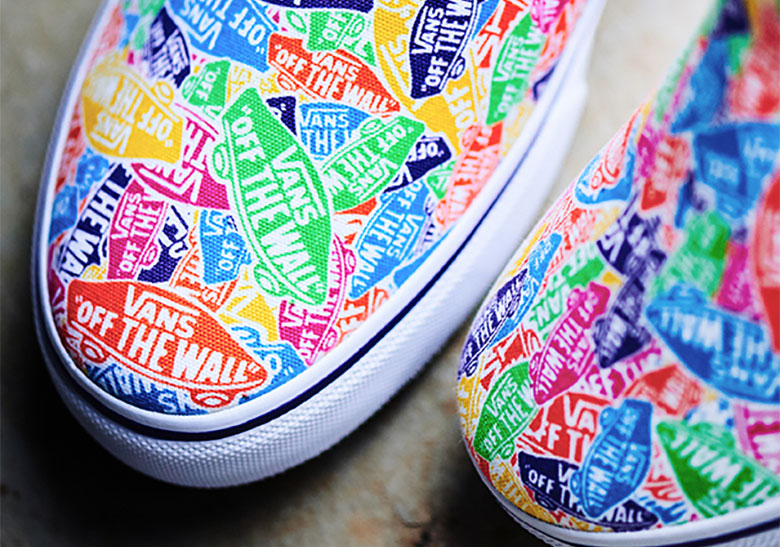 vans with logo all over